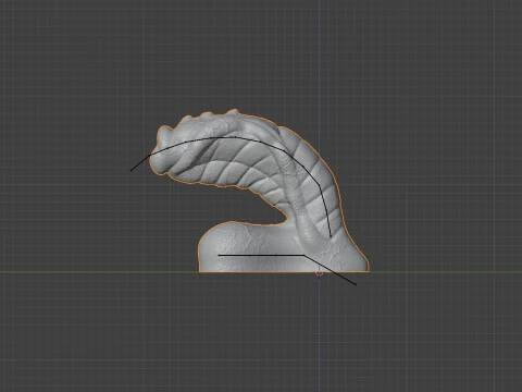 Fantasy Sevanor Dragon Penis Sextoy Rigged 3D Model