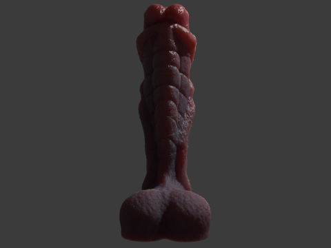 Fantasy Sevanor Dragon Penis Sextoy Rigged 3D 模型