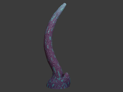 Fantasy Long Alien Tentacle Rigged 3Dモデル
