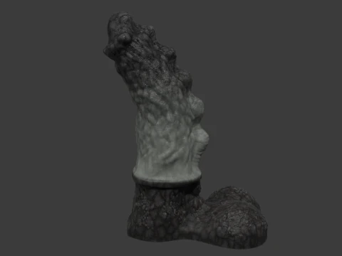 Holgarth Dragon Penis Sextoy Rigged 3D Model