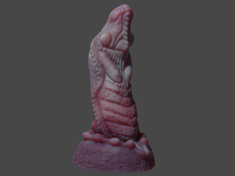 Fantasy Noellztrux Dragon Penis Sextoy Rigged Modelo 3D