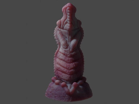 Fantasy Noellztrux Dragon Penis Sextoy Rigged Modelo 3D