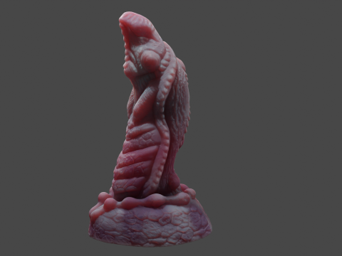 Fantasy Noellztrux Dragon Penis Sextoy Rigged Modelo 3D