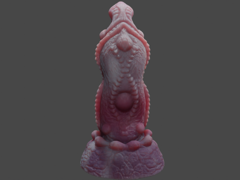 Fantasy Noellztrux Dragon Penis Sextoy Rigged Modelo 3D