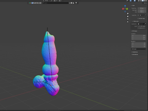 Jason Dog Penis Sextoy Rigged 3D Model