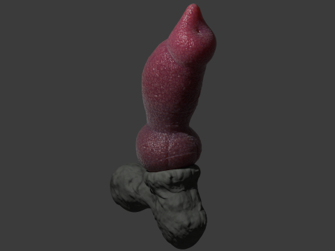 Jason Dog Penis Sextoy Rigged 3D Model