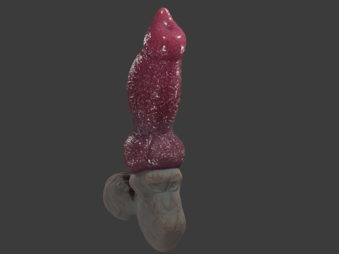Jason Dog Penis Sextoy Rigged 3D Model
