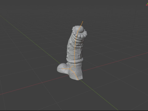 Fantasy Minotaur Penis Sextoy Rigged 3D Model