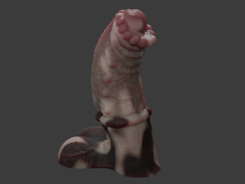 Fantasy Minotaur Penis Sextoy Rigged 3D Model