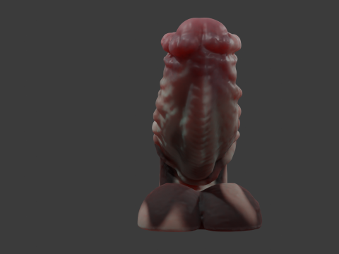 Fantasy Minotaur Penis Sextoy Rigged 3D Model