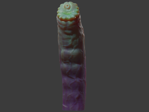 Grut Monster Penis Sextoy Rigged Model 3D