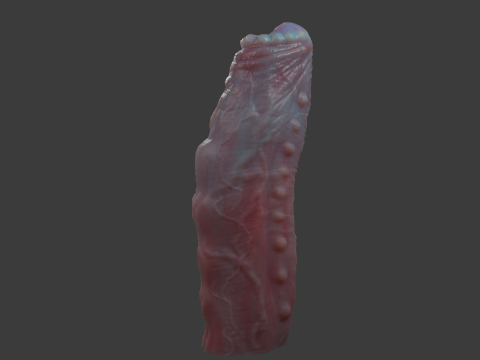 Grut Monster Penis Sextoy Rigged Model 3D