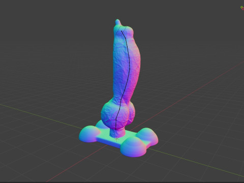 Knotplug Plug Penis Sextoy Rigged 3D Модель