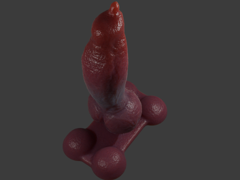 Knotplug Plug Penis Sextoy Rigged 3D Модель