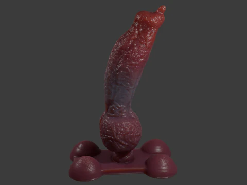 Knotplug Plug P&ecirc;nis Sextoy Rigged Modelo 3D