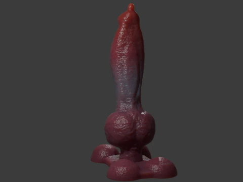 Knotplug Plug P&ecirc;nis Sextoy Rigged Modelo 3D
