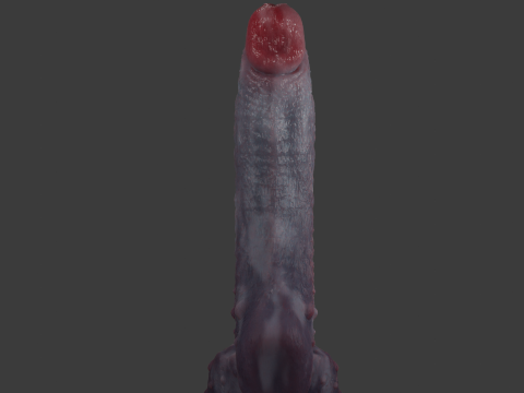 Grogash Demon Penis with Balls 3D 模型