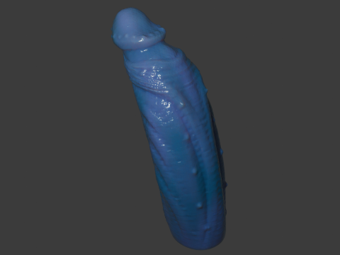 Minros Azure Demon Penis Sextoy Rigged 3D 모델