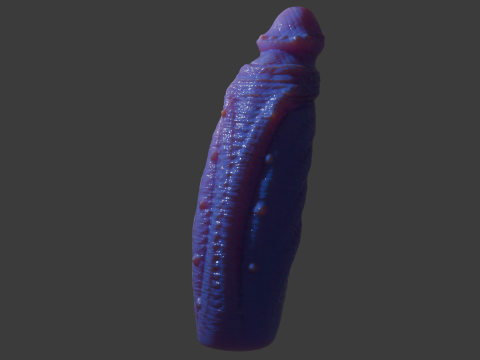Minros Azure Demon Penis Sextoy Rigged 3D 모델