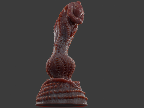 Fantasy Alatruz Dragon Penis Sextoy Rigged 3D मॉडल