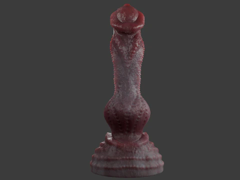 Fantasy Alatruz Dragon Penis Sextoy Rigged 3D Model