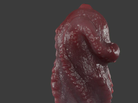 Fantasy Alatruz Dragon Penis Sextoy Rigged 3D Model
