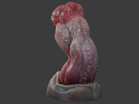 Dragon King Penis Sextoy Rigged 3D Model
