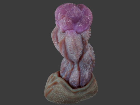 Dragon King Penis Sextoy Rigged 3D Model