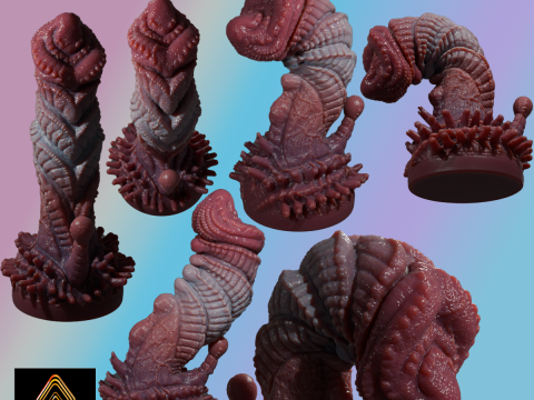Zorriox Dragon Penis Sextoy Rigged 3D Model