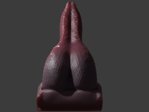 Dragon Tongue Sextoy Rigged Highpoly 3D 模型