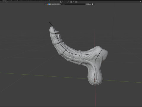 Molgrith Demon Penis Sextoy Rigged 3D Модель