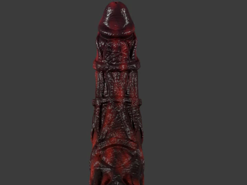 Molgrith Demon Penis Sextoy Rigged 3D Model