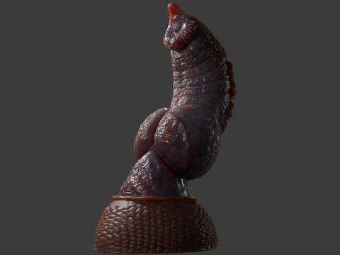 Fantasy Draco Felyne Penis Sextoy Rigged 3D Модель