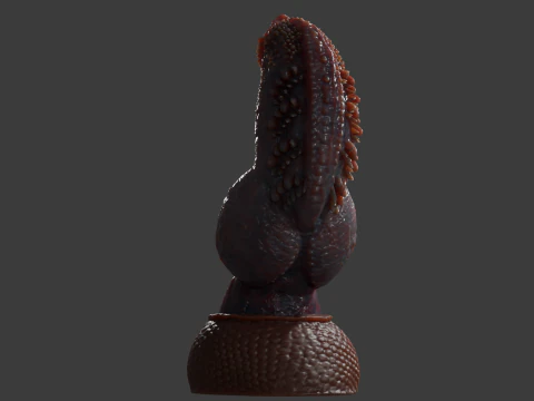 Fantasy Draco Felyne Penis Sextoy Rigged 3D Model