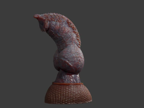 Fantasy Draco Felyne Penis Sextoy Rigged 3D Model