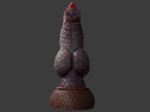 Fantasy Draco Felyne Penis Sextoy Rigged 3D Модель
