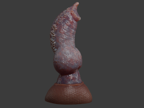 Fantasy Draco Felyne Penis Sextoy Rigged 3D Модель