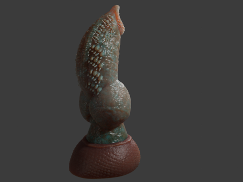 Fantasy Draco Felyne Penis Sextoy Rigged 3D Модель