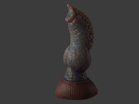 Fantasy Draco Felyne Penis Sextoy Rigged 3D Модель