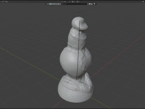 Tork Fantasy Dragon Penis Sextoy Rigged 3D Model