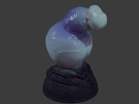 Tork Fantasy Dragon Penis Sextoy Rigged 3D Model