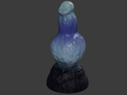 Tork Fantasy Dragon Penis Sextoy Rigged 3D Model