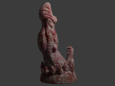 Fantasy Rosagante Dragon Penis Sextoy 3D Model