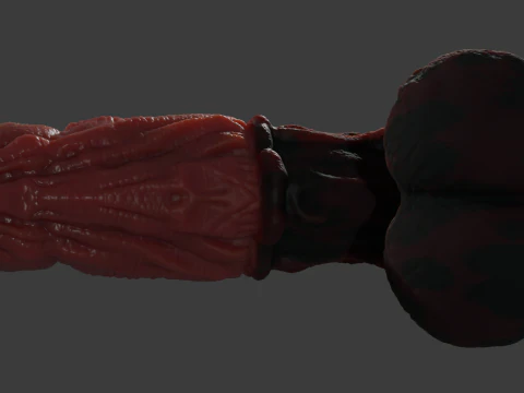 Celladon Dragon Penis Furry Sextoy Rigged 3D Model