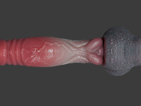 Fantasy Karnag Dragon Penis Rigged 3D Model