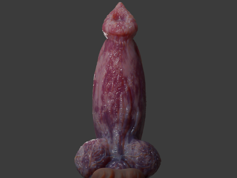 Fantasy Thain Werewolf Penis Rigged Lowpoly and Highpoly 3D मॉडल