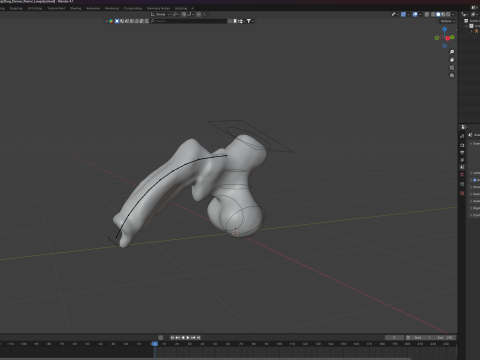 Fantasy Dorg Demon Dog Penis Rigged 3D Modell