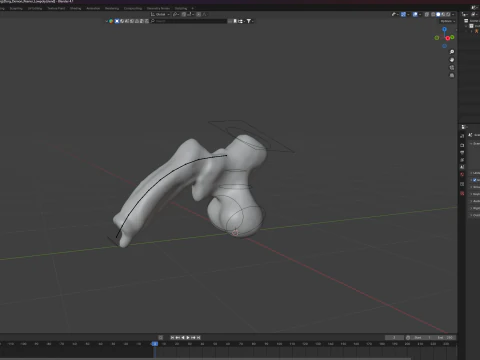 Fantasy Dorg Demon Dog Penis Rigged 3D Model