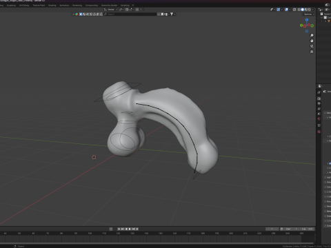 Fantasy Diragan Dragon Penis Rigged 3D Model