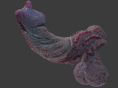 Fantasy Goju Dragon Penis Sextoy Rigged 3D Model